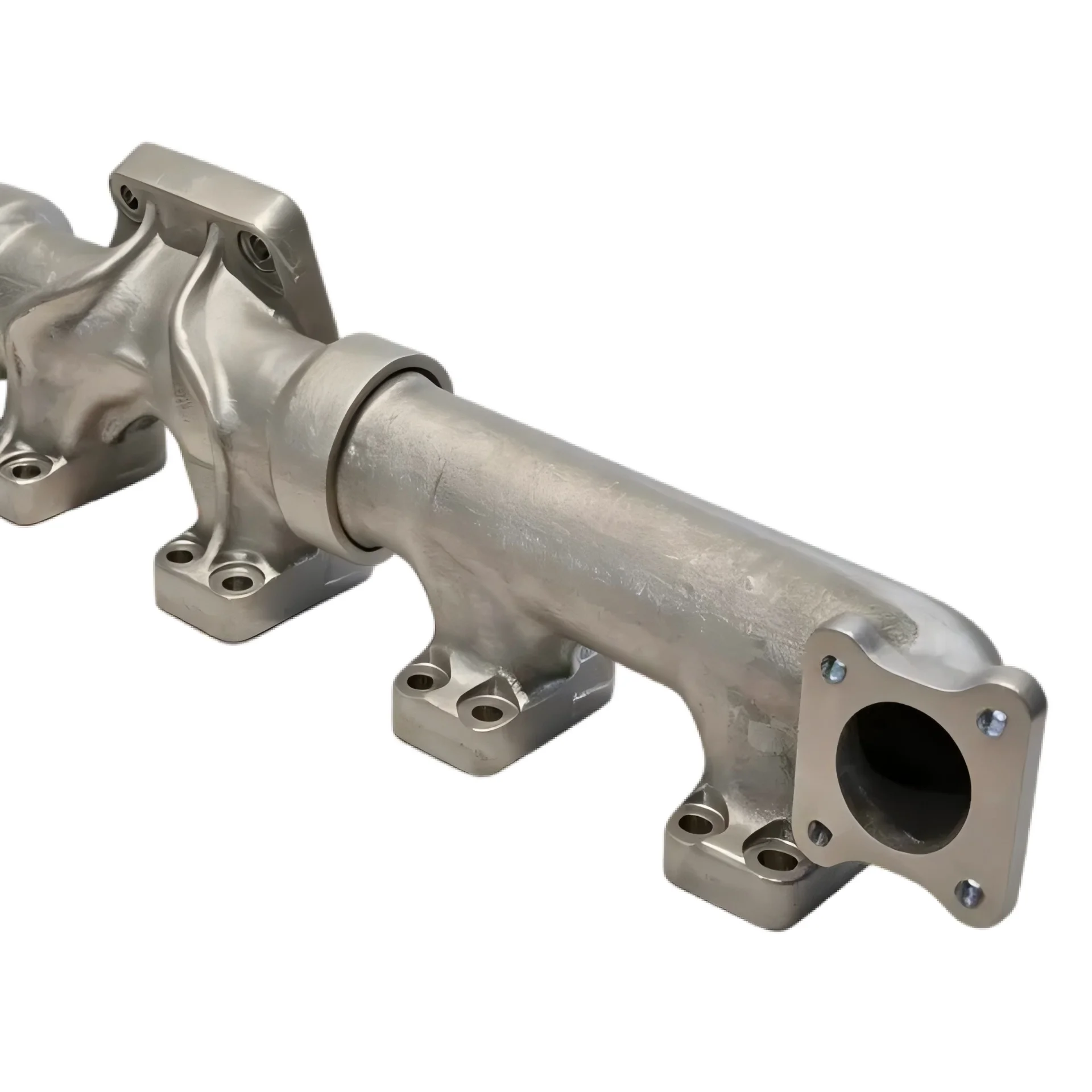 D5S high-nickel ductile iron exhaust manifold for heavy-duty diesel engine